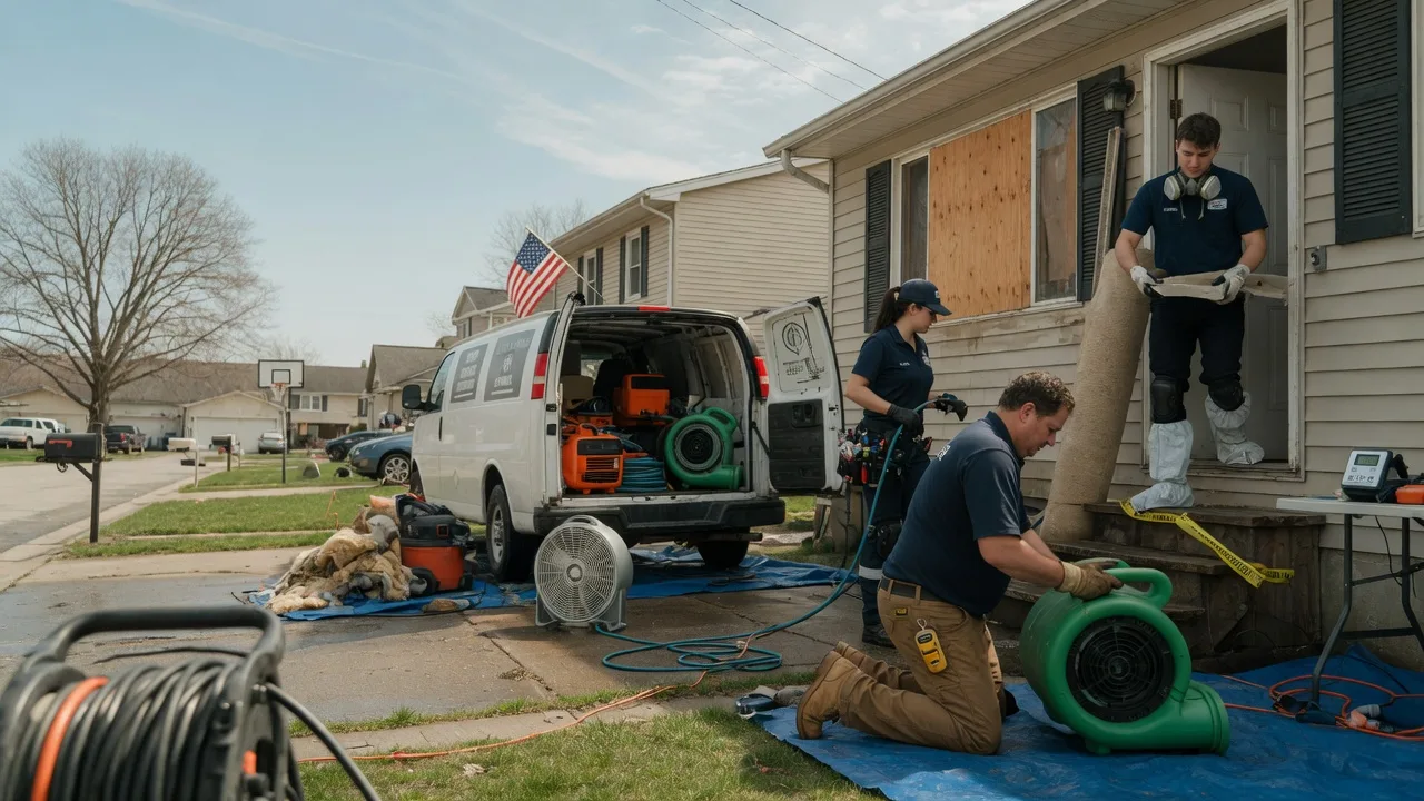 Water Damage Restoration in Farwell, MI near me